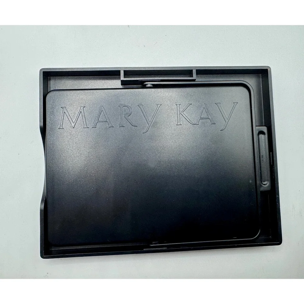 Set of 2 Mary Kay Travel Makeup Mirrors With Tray Folds Flat‎ & 1 Mesh Carry Bag